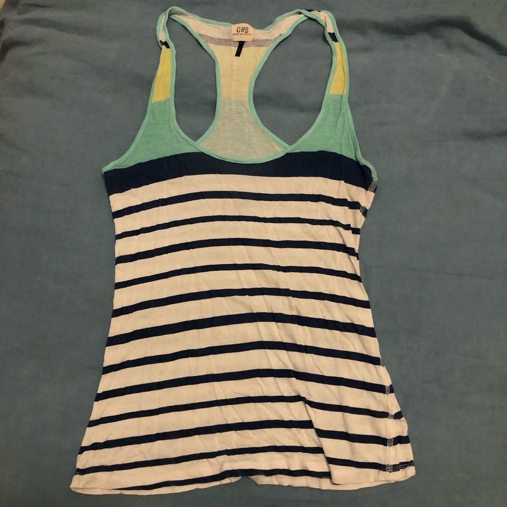 Striped Racerback Tank